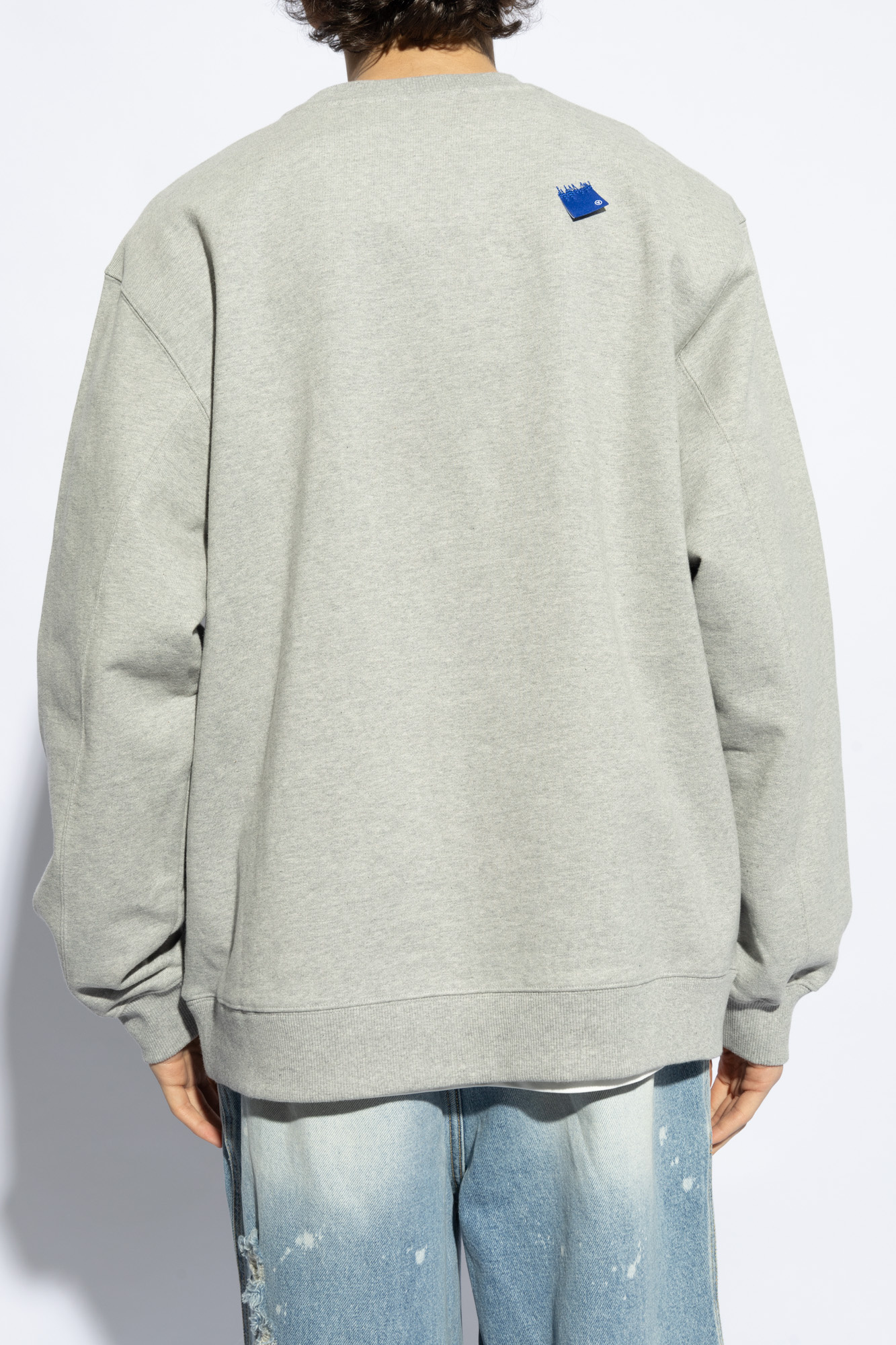 トップスその他 ADER ERROR Men Clothing BMSGFYSW0101GR grey Grey Cotton sweatshirt Bear Ader Error - Prada motif-print
